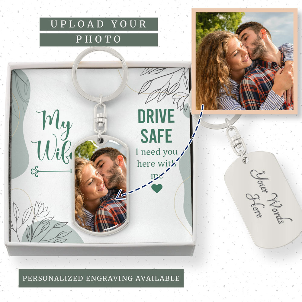 Need You Here With Me - Wife - Swivel Keychain