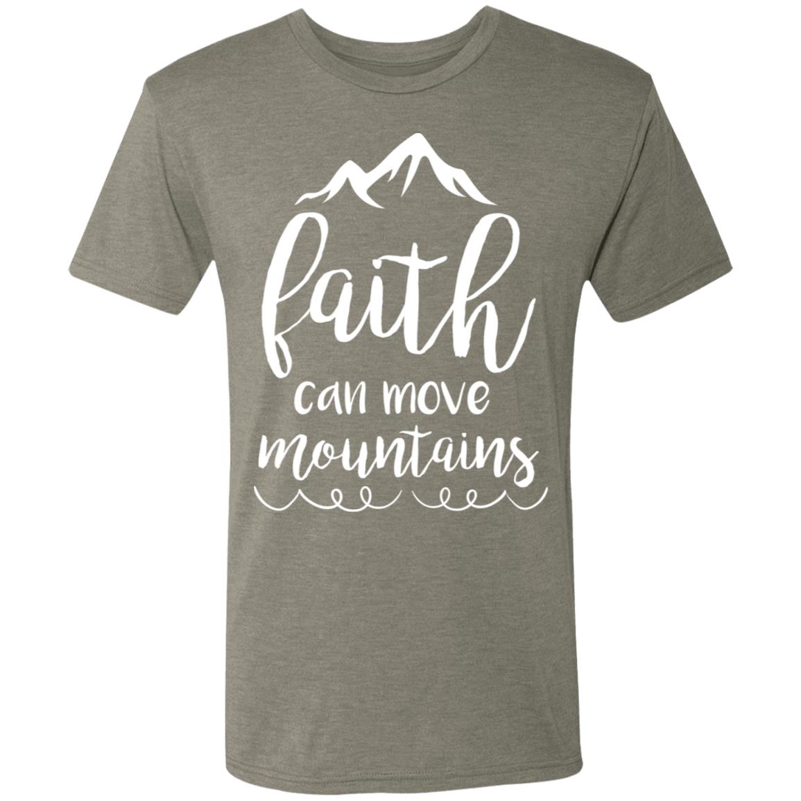 Faith Can Move Mountains Triblend Tee