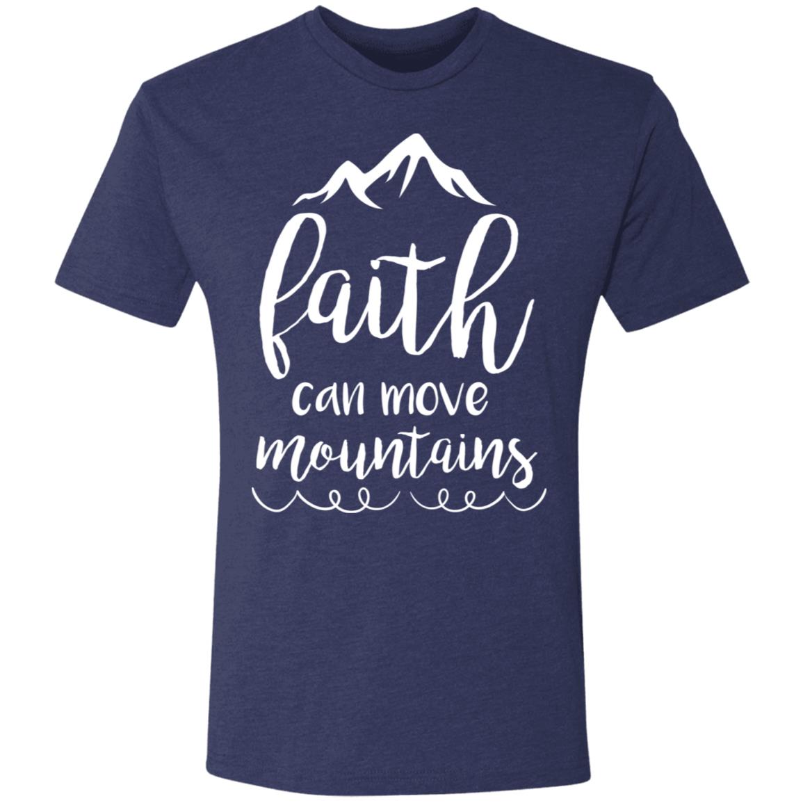 Faith Can Move Mountains Triblend Tee