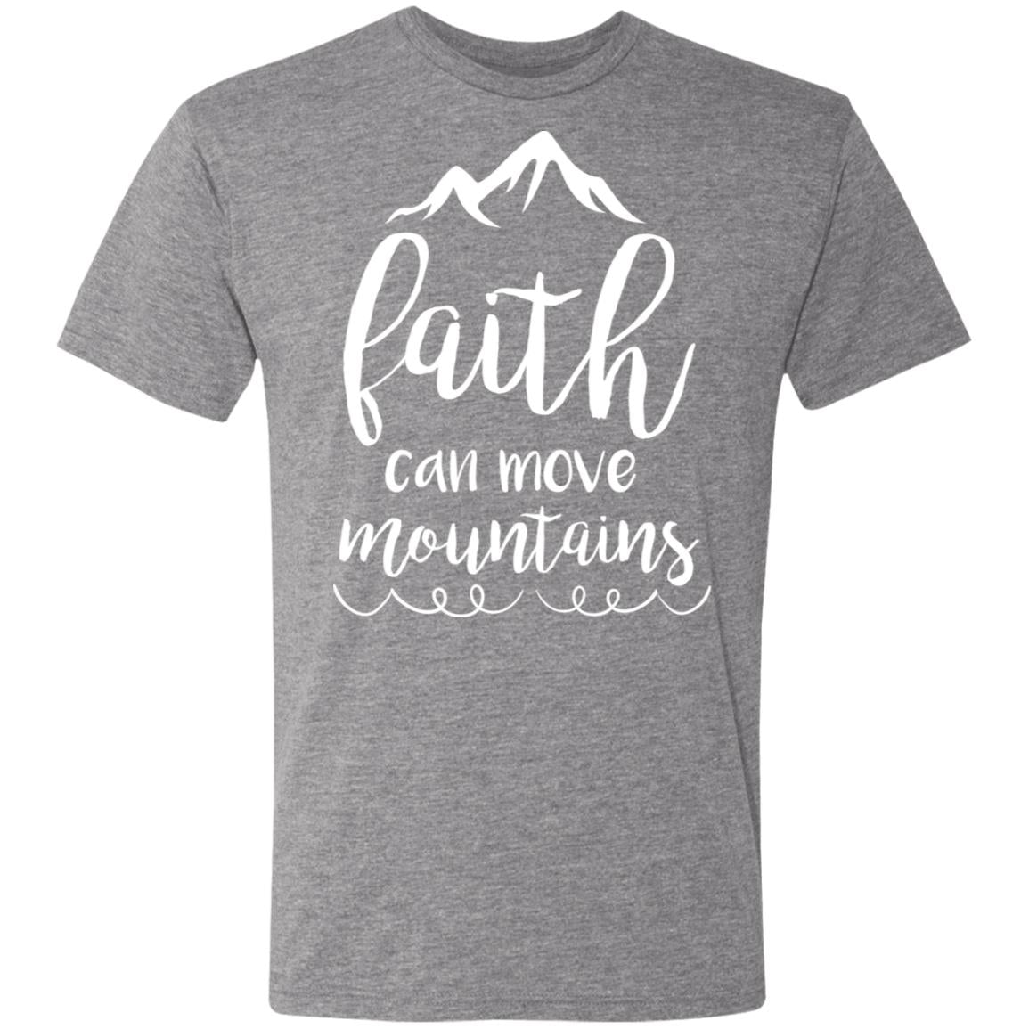 Faith Can Move Mountains Triblend Tee