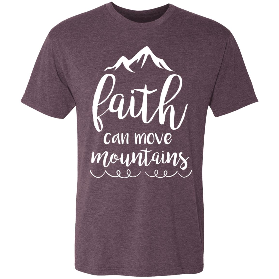 Faith Can Move Mountains Triblend Tee