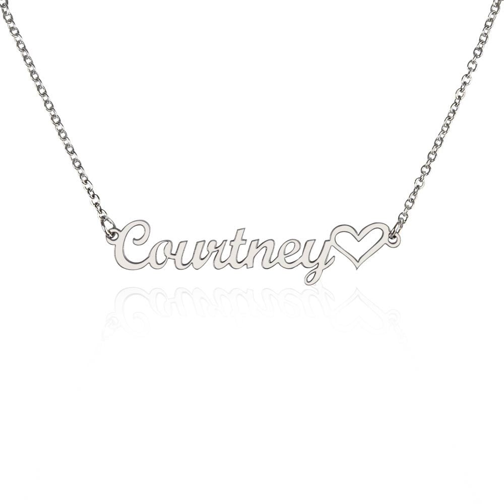 Heart Name Necklace