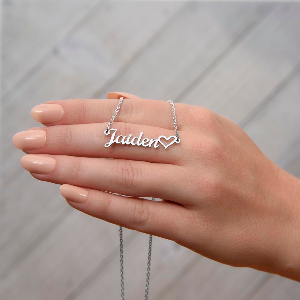 Heart Name Necklace