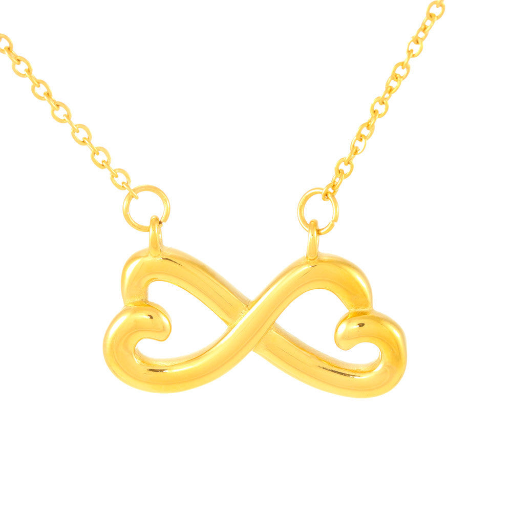 Unconditional Love Hearts Pendant Necklace Dad to Daughter