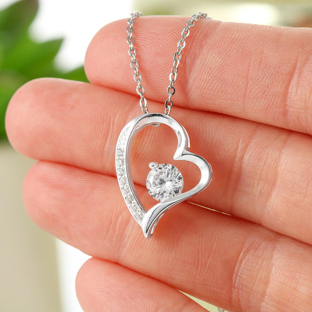 Center of My Heart - Love You Today & Everyday - Pendant Necklace