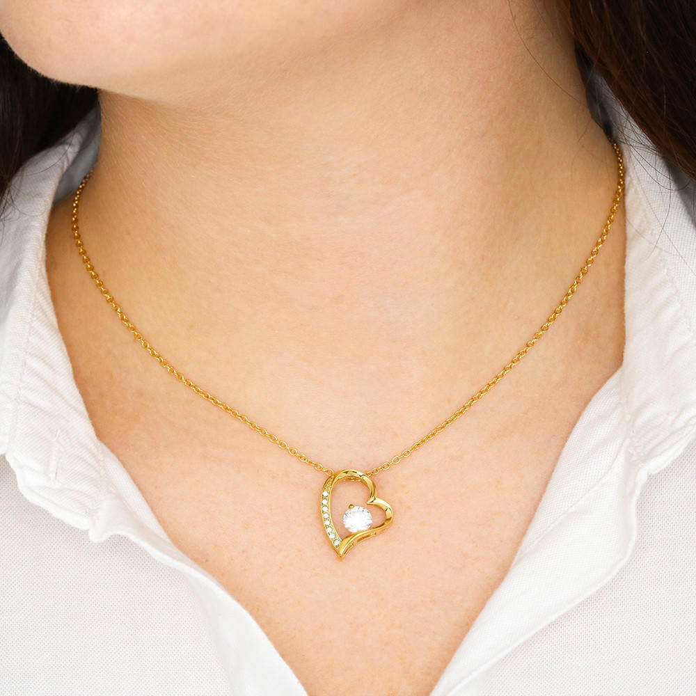 Center of My Heart - Love You Today & Everyday - Pendant Necklace