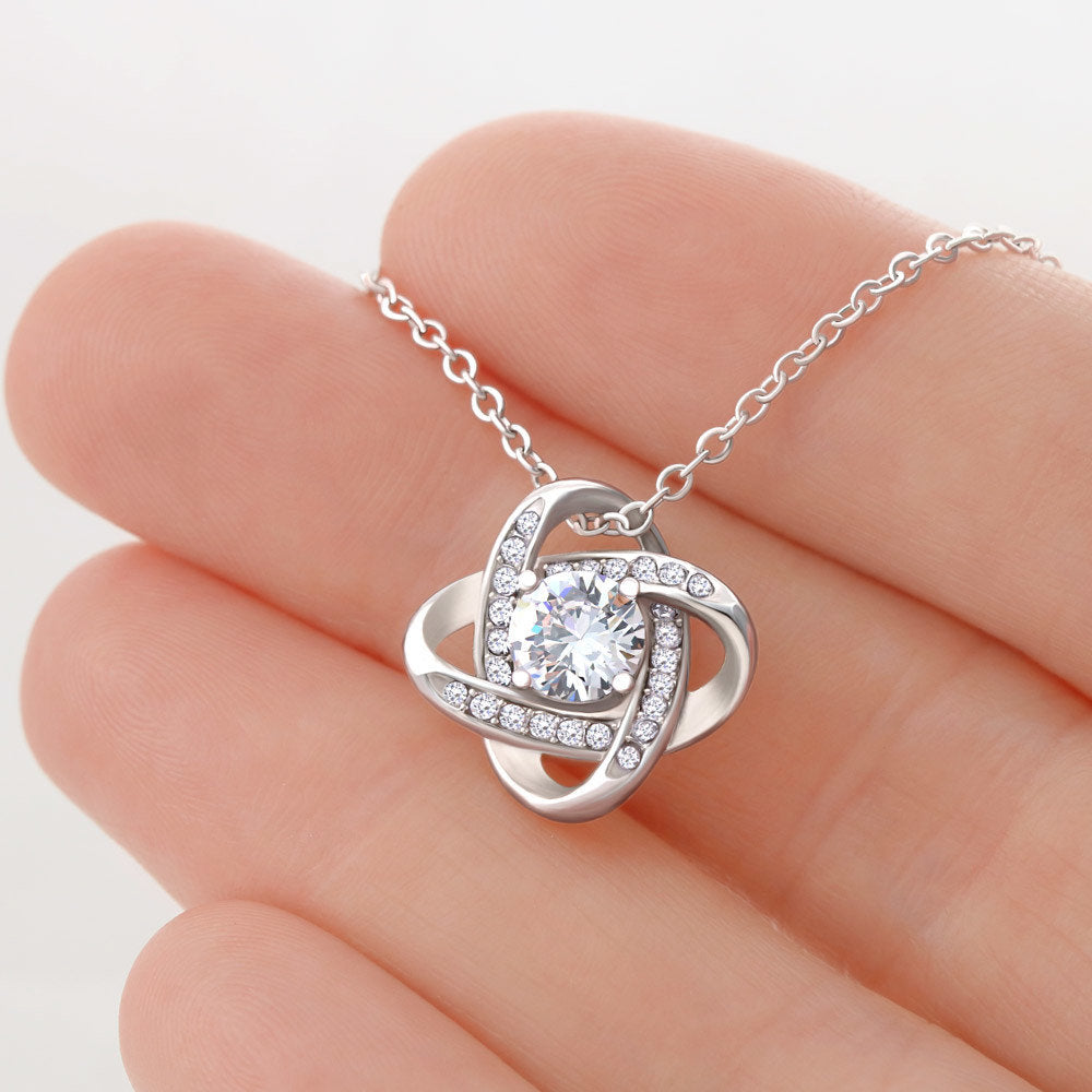 True Love's Knot Pendant Necklace - Mom to Daughter