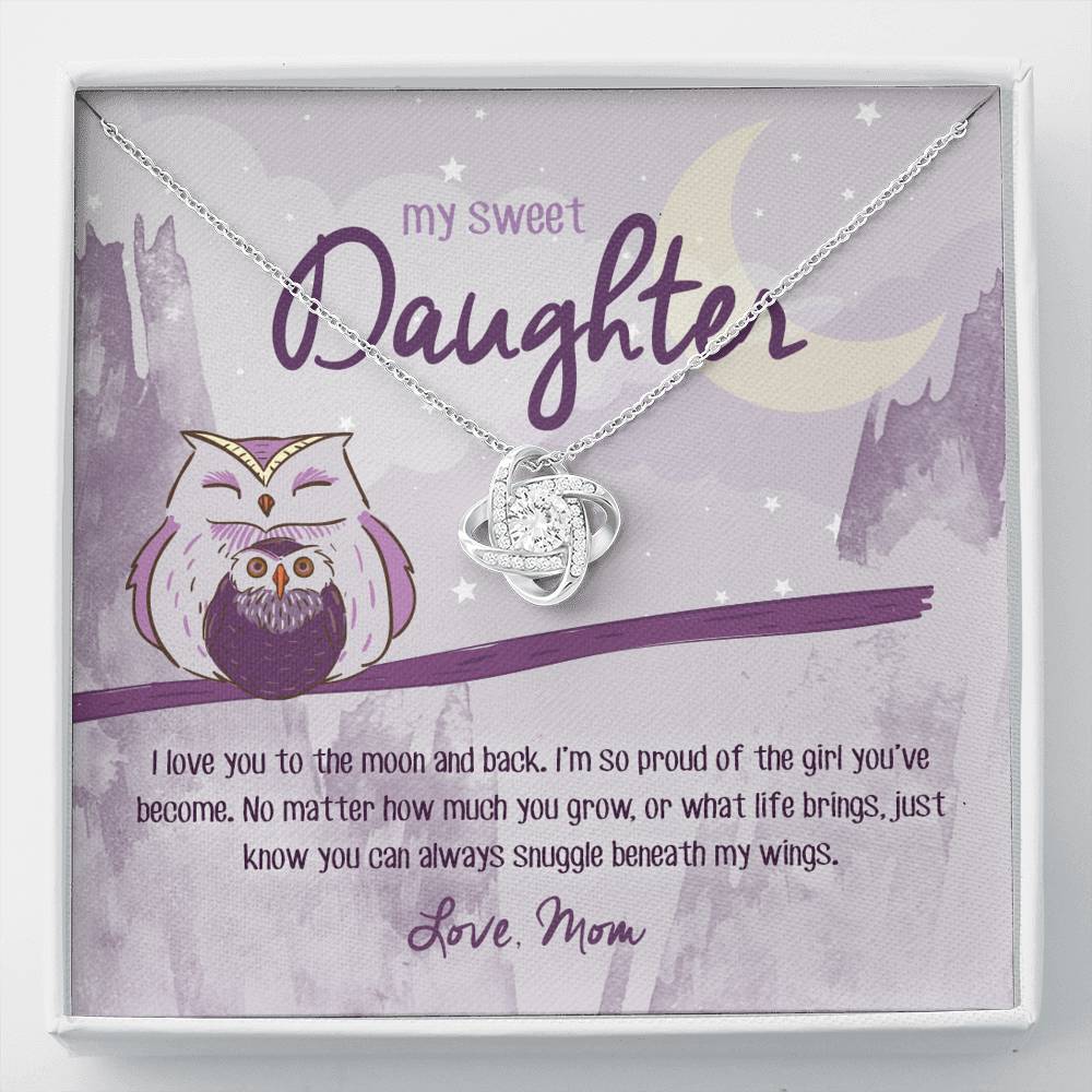 True Love's Knot Pendant Necklace - Mom to Daughter
