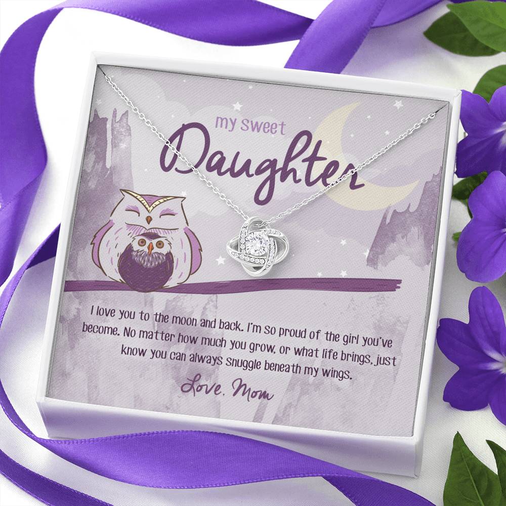 True Love's Knot Pendant Necklace - Mom to Daughter