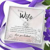 True Love's Knot Husband to Wife Anniversary or Birthday Necklace