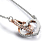 Forever My LIttle Girl - Interlocking Heart Necklace